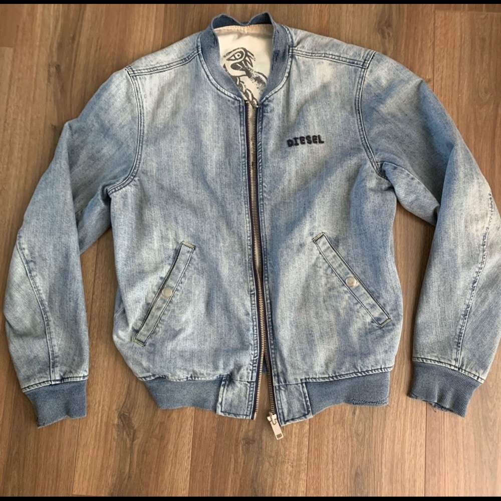 Diesel reversible jean jacket